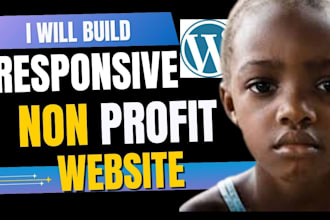 design a 501c3, ngo, or healthcare nonprofit website on wordpress
