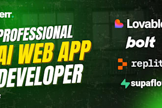 do ai web apps and saas mvp development with bolt, supabase and replit