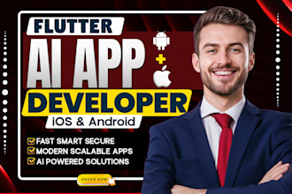 do ai mobile app development with flutter for ios and android apps