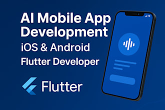 do ai mobile app development with flutter for ios and android apps