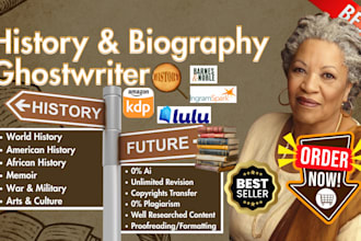 ghostwrite history, biograpahy, memoir, american history, military war history