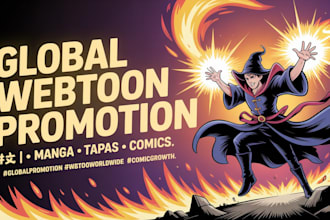 be your webtoon promotion and series manager