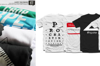 create a trendy apparel, shirt, hoodie, and jacket design