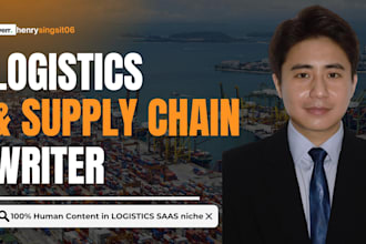 write your SEO and GEO logistics saas blogs