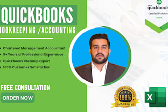 provide expert quickbooks bookkeeping and bank reconciliation