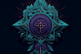 make  a fantasy rpg logo dnd image for you