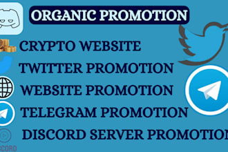 do organic discord crypto server promotion for massive growth dm and engagement