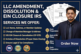 dissolve your llc or corporation US wide