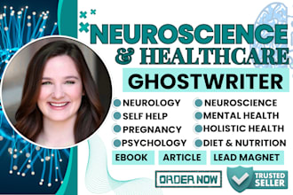 medical ebook writer, cognitive science research psychology health canva journal