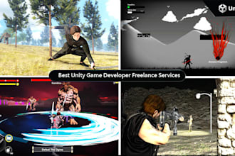 build 2d 3d mobile game development as unity game developer