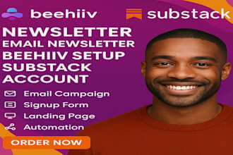 setup substack and beehive for subscribers growth and monetization set up