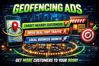 setup geotargeting, geofencing ads campaigns, location based ads for growth sale