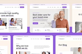 do home care website healthcare website home care leads elderly medical website