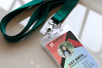 design modern identification cards