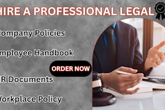 write professional company policies and HR legal documents