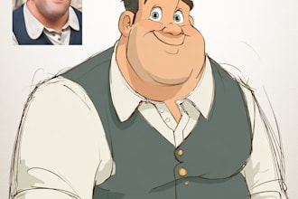 make turn yourself into disney cartoon characters