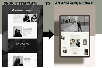 do website design, custom showit website design showit redesign, activate showit