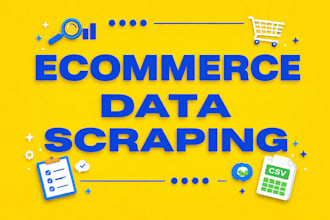 do ecommerce scraping, product data extraction, and web scraping