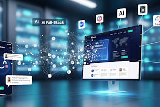 develop full stack ai website, ai chatbot and ai saas solutions