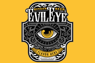 design a modern custom beer, brewery, food, and drink logo