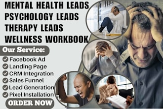 generate mental health leads psychology therapy leads wellness workbook leads