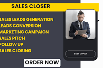 commission based sales closer sales representative b2b sales lead generation