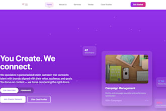create a custom coded website