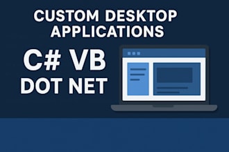 develop c sharp and vb dot net desktop applications with database integration
