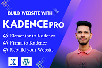 develop custom wordpress website using kadence blocks