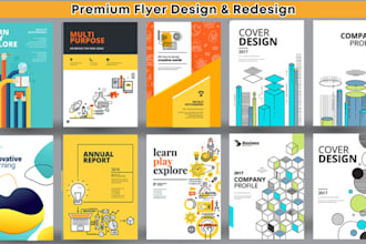 create a professional travel agency flyer or tourism brochure