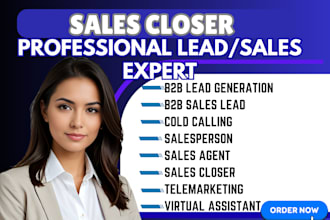 close high value b2b sales deals virtual sales closer lead generation b2b sales