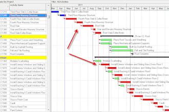 create a professional primavera p6 project schedule