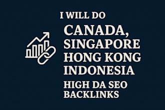 do canada, singapore, hong kong, indonesia high da SEO backlinks