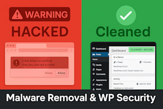 remove malware and secure your wordpress site fast