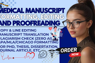 medical manuscript writing, editing, spss analysis, review article, case report