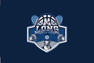 design professional basketball court logo