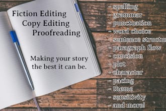 proofread and edit your short fiction