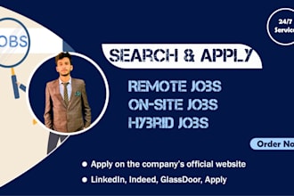 search and apply for onsite jobs or remote jobs