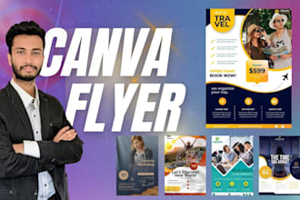 professional canva flyer design for business, events and marketing