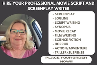 write movie script treatment logline and script coverage screenplay tv series