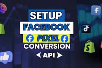 setup meta facebook pixel shopify, tiktok pixel, and google ads tracking