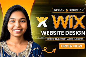 design, redesign, and develop your professional wix website development