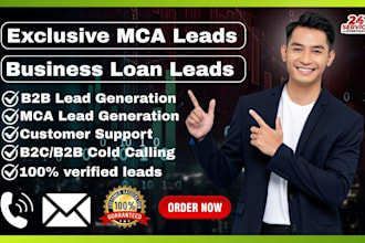 provide exclusive mca leads, business loan leads