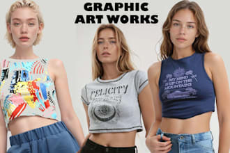 create custom graphic design streetwear art