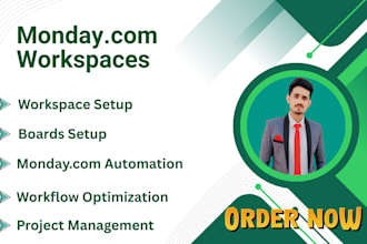 monday com workspaces, boards setup, automation, workflow optimization, CRM