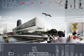 create competition winning architecture presentation boards