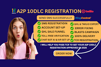 a2p 10dlc registration and verification on twilio or gohighlevel IVR chatbot ai