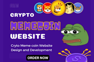 create a memecoin website, solana meme coin website