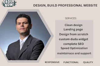 design and redesign websites on duda, weebly, tilda, and hostinger