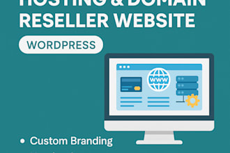 build a wordpress hosting and domain reseller website
